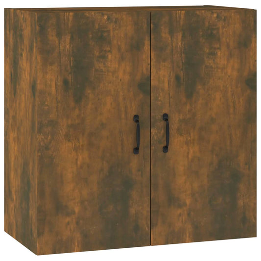 Wall Cabinet Smoked Oak 60x31x60 cm Engineered Wood Wall Cabinet Smoked Oak 60x31x60 cm Engineered Wood