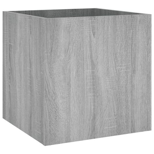 Planter Box Grey Sonoma 40x40x40 cm Engineered Wood Planter Box Grey Sonoma 40x40x40 cm Engineered Wood