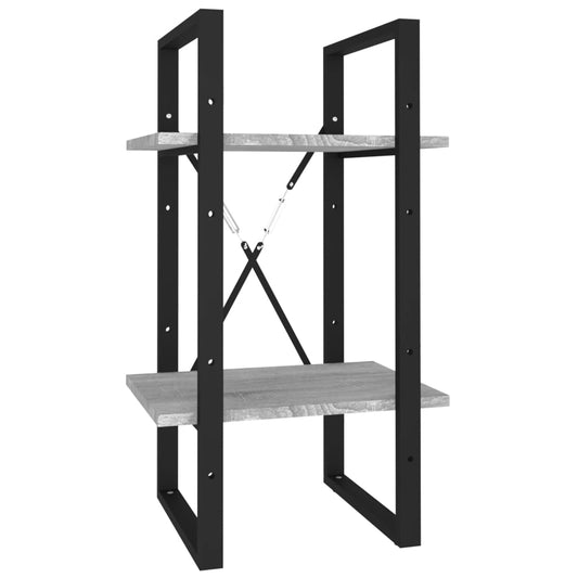 2-Tier Book Cabinet Grey Sonoma 40x30x70 cm Engineered Wood 2-Tier Book Cabinet Grey Sonoma 40x30x70 cm Engineered Wood