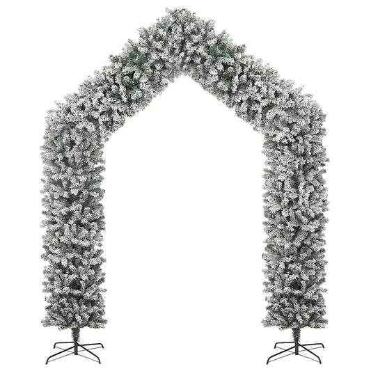 Christmas Tree Arch with Flocked Snow 270 cm Christmas Tree Arch with Flocked Snow 270 cm