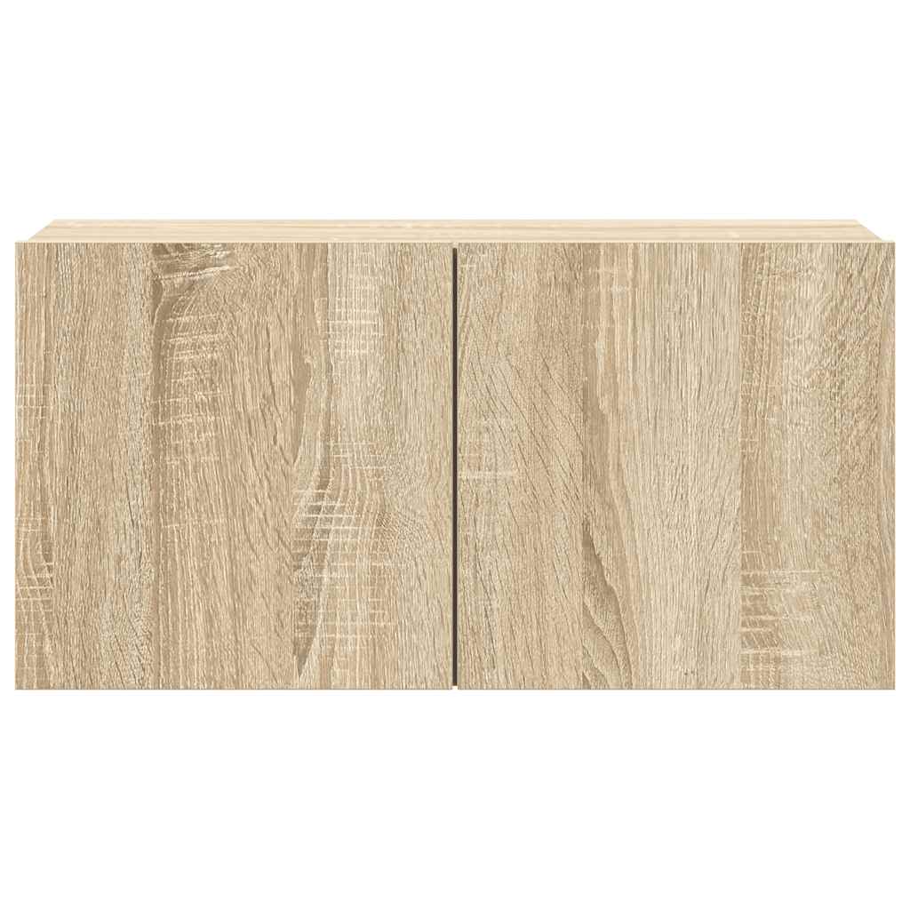 7 Piece TV Cabinet Set Sonoma Oak Engineered Wood