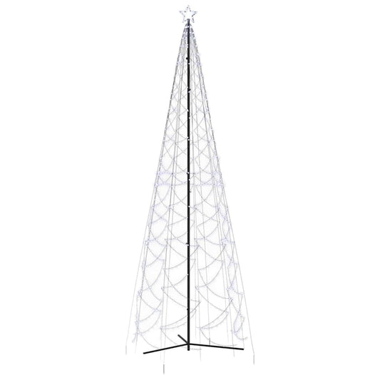 Christmas Cone Tree Cold White 1400 LEDs 160x500 cm Christmas Cone Tree Cold White 1400 LEDs 160x500 cm