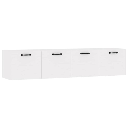 Wall Cabinets 2 pcs White 60x36,5x35 cm Engineered Wood Wall Cabinets 2 pcs White 60x36,5x35 cm Engineered Wood