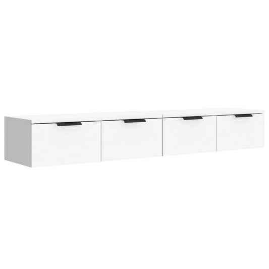 Wall Cabinets 2 pcs White 68x30x20 cm Engineered Wood Wall Cabinets 2 pcs White 68x30x20 cm Engineered Wood