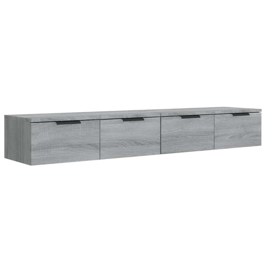 Wall Cabinets 2 pcs Grey Sonoma 68x30x20 cm Engineered Wood Wall Cabinets 2 pcs Grey Sonoma 68x30x20 cm Engineered Wood