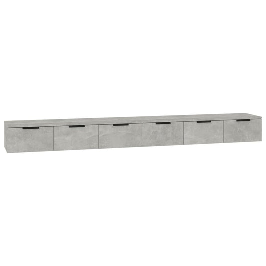 Wall Cabinets 2 pcs Concrete Grey 102x30x20 cm Engineered Wood Wall Cabinets 2 pcs Concrete Grey 102x30x20 cm Engineered Wood