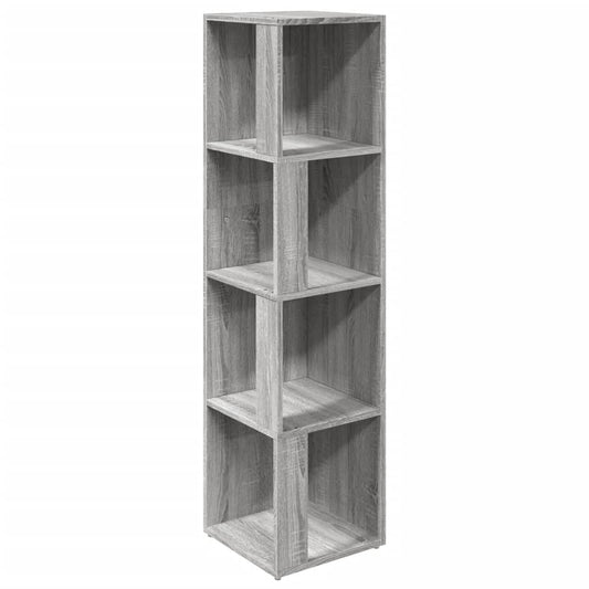 Corner Cabinet Grey Sonoma 33x33x132 cm Engineered Wood Corner Cabinet Grey Sonoma 33x33x132 cm Engineered Wood