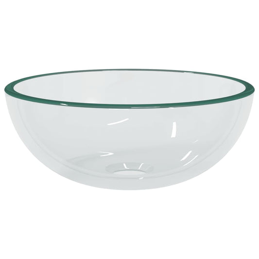 Basin Tempered Glass 30x12 cm Transparent Basin Tempered Glass 30x12 cm Transparent