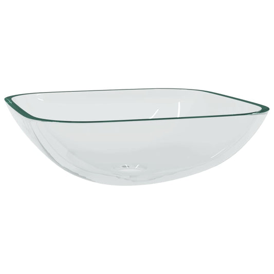Basin Glass 42x42x14 cm Transparent Basin Glass 42x42x14 cm Transparent