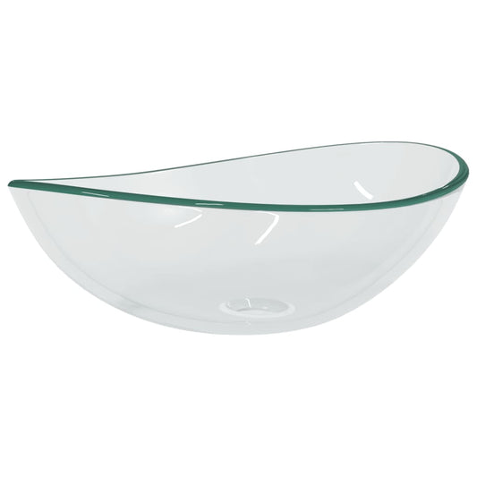 Basin Tempered Glass 54.5x35x15.5 cm Transparent Basin Tempered Glass 54.5x35x15.5 cm Transparent