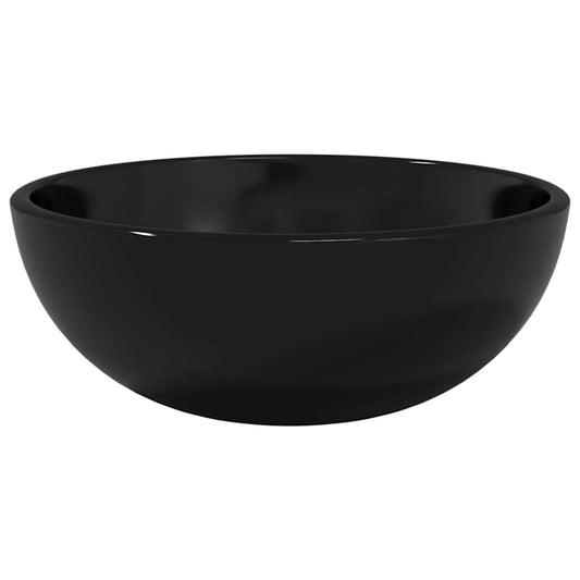 Basin Tempered Glass 30x12 cm Black Basin Tempered Glass 30x12 cm Black