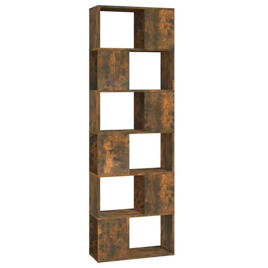 Book Cabinet/Room Divider Smoked Oak 60x24x186 cm Book Cabinet/Room Divider Smoked Oak 60x24x186 cm