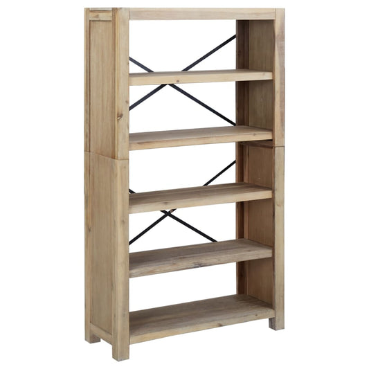 5-Tier Bookcase 80x30x140 cm Solid Wood Acacia 5-Tier Bookcase 80x30x140 cm Solid Wood Acacia