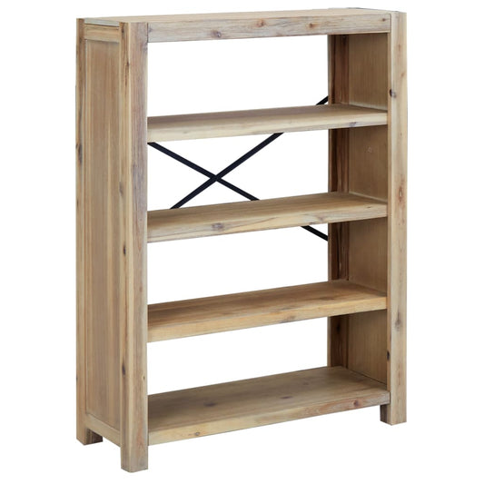 4-Tier Bookcase 80x30x110 cm Solid Wood Acacia 4-Tier Bookcase 80x30x110 cm Solid Wood Acacia
