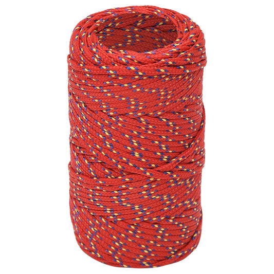 Boat Rope Red 2 mm 100 m Polypropylene Boat Rope Red 2 mm 100 m Polypropylene