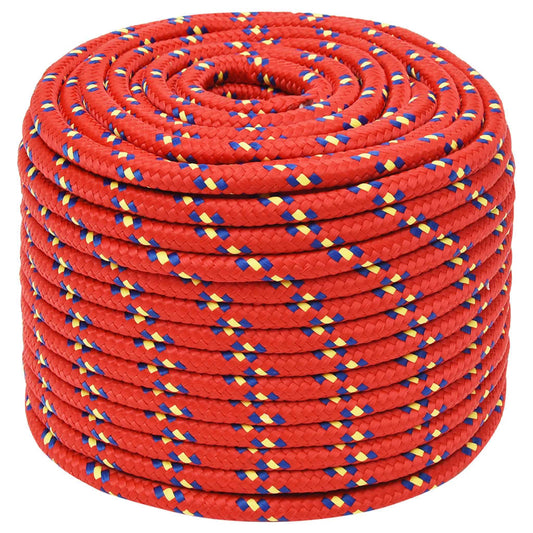 Boat Rope Red 14 mm 100 m Polypropylene Boat Rope Red 14 mm 100 m Polypropylene