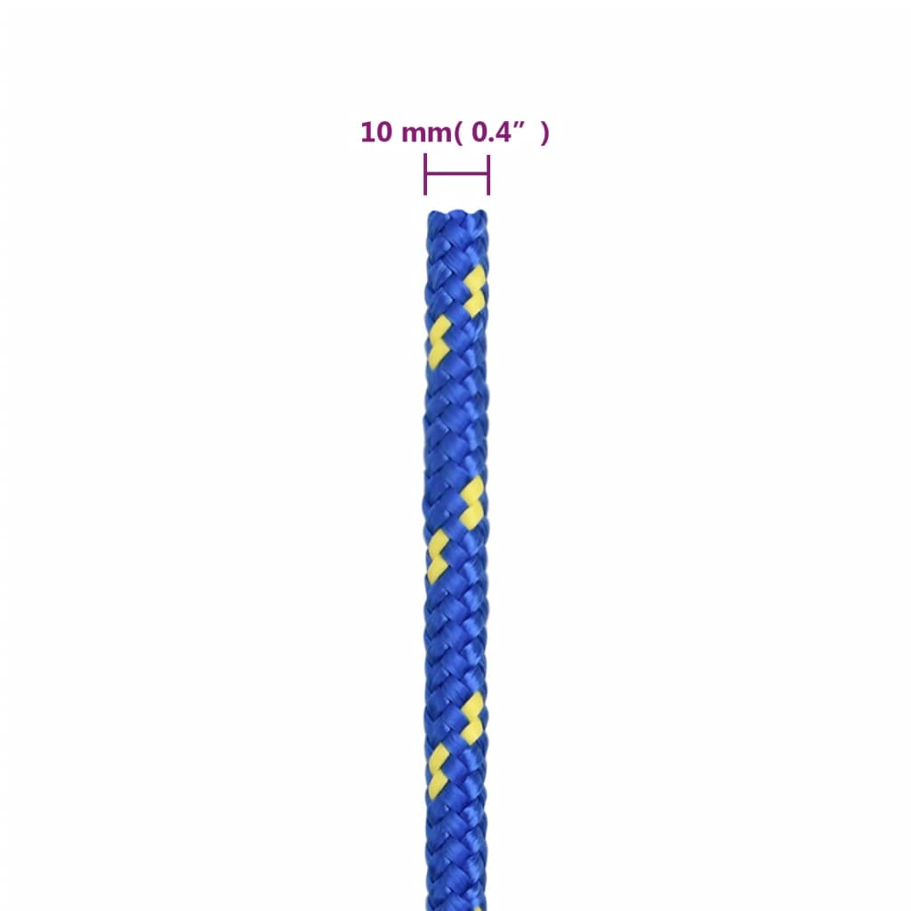 Boat Rope Blue 10 mm 500 m Polypropylene