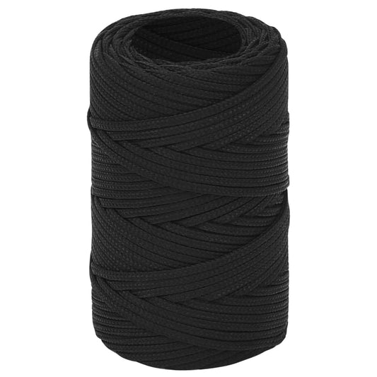 Boat Rope Full Black 2 mm 500 m Polypropylene Boat Rope Full Black 2 mm 500 m Polypropylene