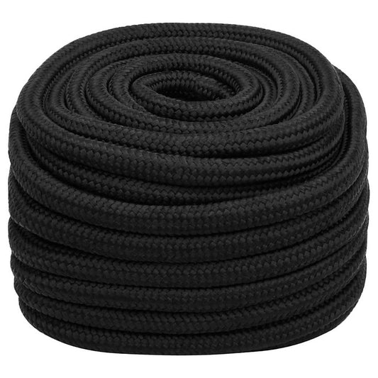 Boat Rope Full Black 20 mm 100 m Polypropylene Boat Rope Full Black 20 mm 100 m Polypropylene