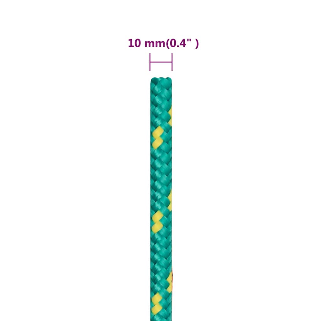 Boat Rope Green 10 mm 50 m Polypropylene