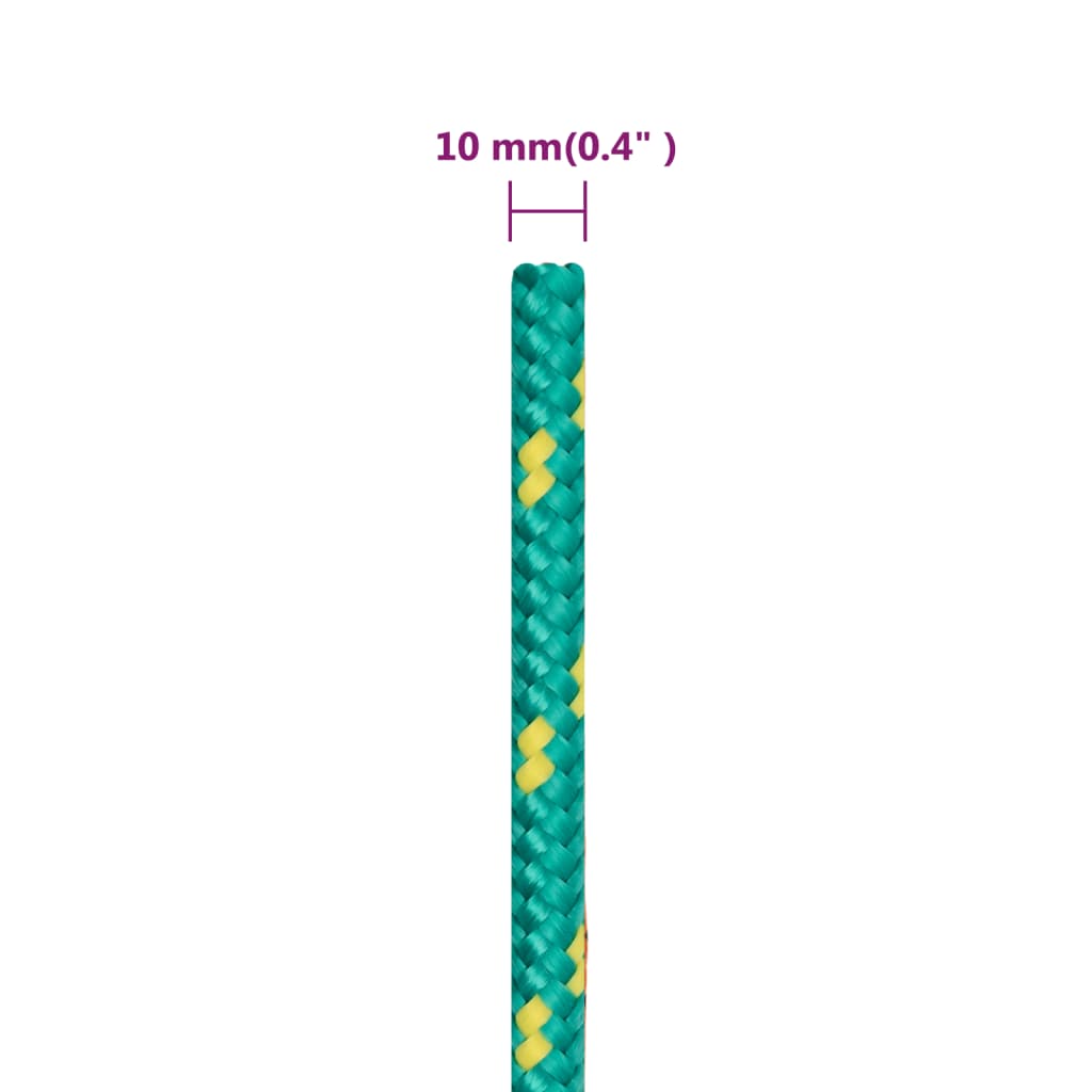 Boat Rope Green 10 mm 500 m Polypropylene