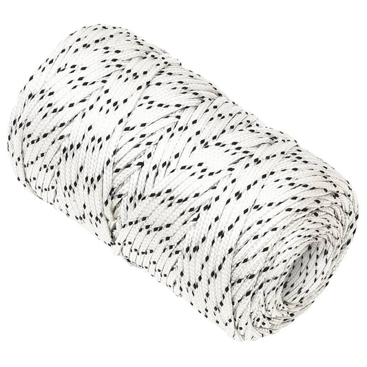 Braided Boat Rope White 2 mmx100 m Polyester Braided Boat Rope White 2 mmx100 m Polyester