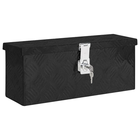 Storage Box Black 50x15x20.5 Aluminium Storage Box Black 50x15x20.5 Aluminium