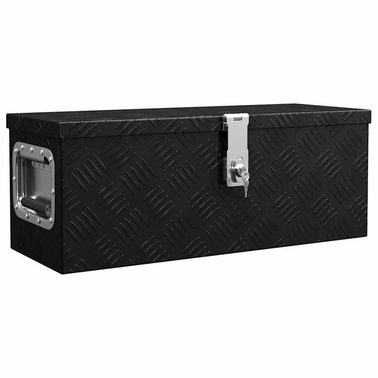152249 vidaXL Storage Box Black 60x23,5x23 cm Aluminium 152249 vidaXL Storage Box Black 60x23,5x23 cm Aluminium
