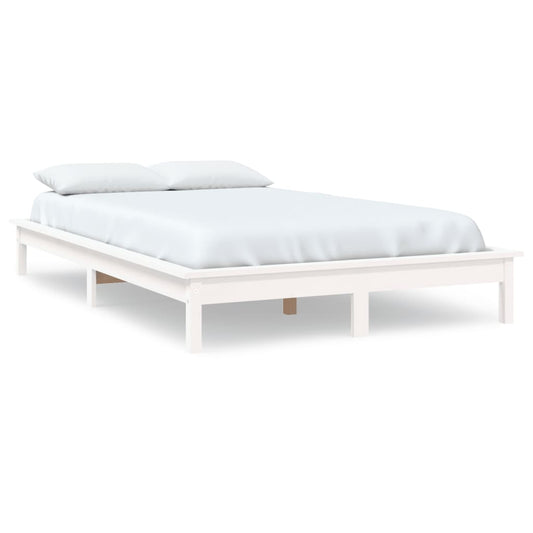 820552 vidaXL Bed Frame without Mattress White 160x200 cm Solid Wood 820552 vidaXL Bed Frame without Mattress White 160x200 cm Solid Wood