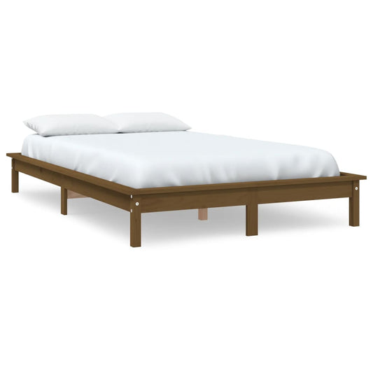 820554 vidaXL Bed Frame without Mattress Honey Brown 160x200 cm Solid Wood 820554 vidaXL Bed Frame without Mattress Honey Brown 160x200 cm Solid Wood