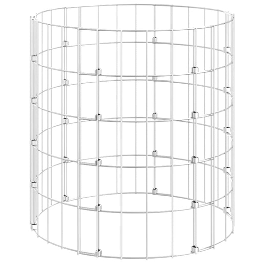 Garden Composter Ø50x50 cm Galvanised Steel Garden Composter Ø50x50 cm Galvanised Steel