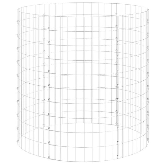 Garden Composter Ø100x100 cm Galvanised Steel Garden Composter Ø100x100 cm Galvanised Steel