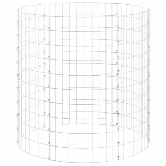 Garden Composter Ø100x100 cm Galvanised Steel Garden Composter Ø100x100 cm Galvanised Steel