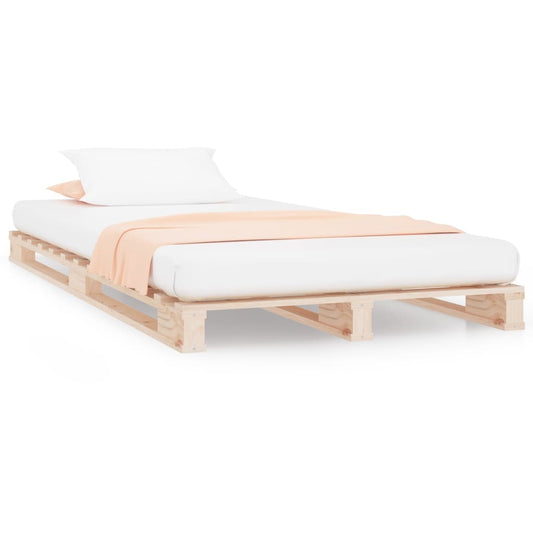 Pallet Bed without Mattress Small Single Solid Wood Pallet Bed without Mattress Small Single Solid Wood