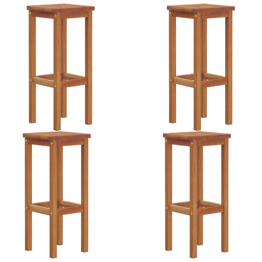 Bar Stools 4 pcs Solid Wood Acacia Bar Stools 4 pcs Solid Wood Acacia