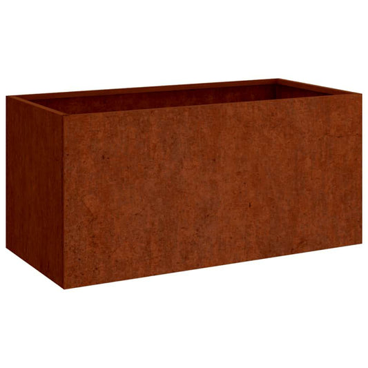 Planter 62x30x29 cm Corten Steel Planter 62x30x29 cm Corten Steel