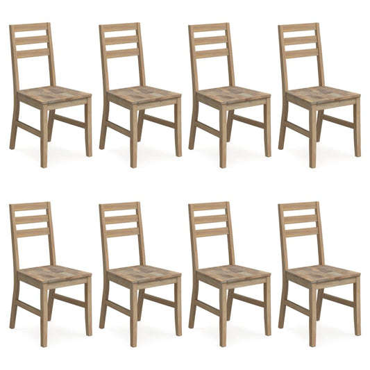 Dining Chairs 8 pcs Solid Wood Acacia Dining Chairs 8 pcs Solid Wood Acacia
