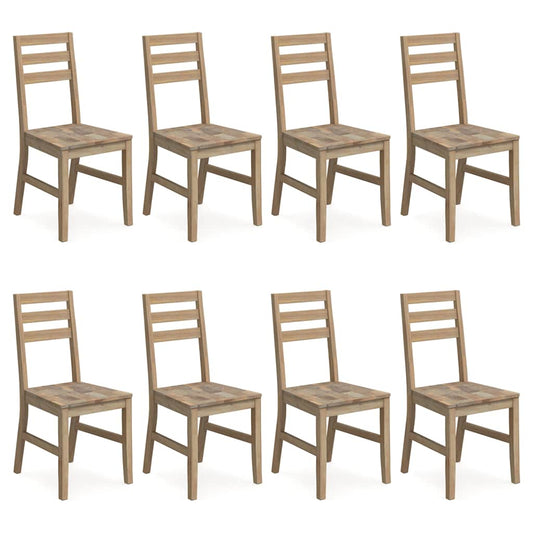 Dining Chairs 8 pcs Solid Wood Acacia Dining Chairs 8 pcs Solid Wood Acacia