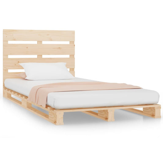 Bed Frame without Mattress 90x200 cm Solid Wood Pine Bed Frame without Mattress 90x200 cm Solid Wood Pine