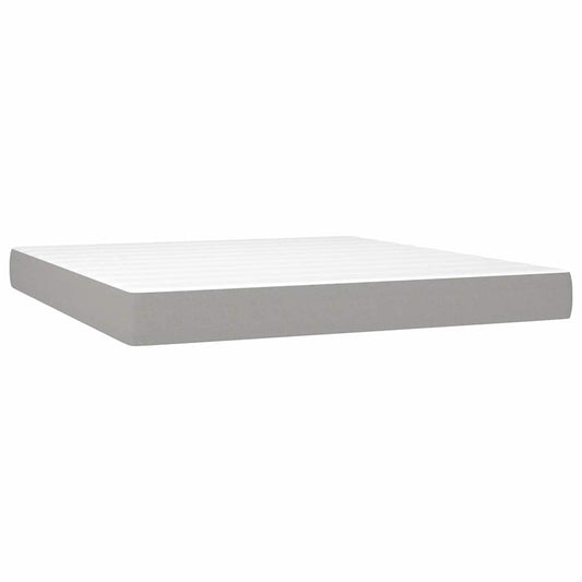Pocket Spring Bed Mattress Medium Light Grey 152x203x20cm Queen Pocket Spring Bed Mattress Medium Light Grey 152x203x20cm Queen