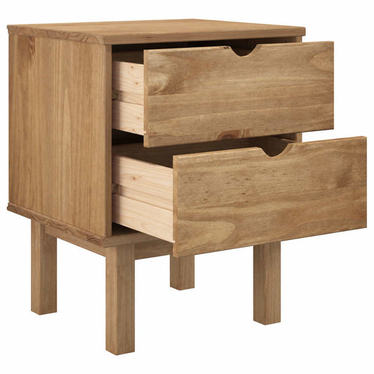 Bedside Cabinet "OTTA" 45x39x57 cm Solid Wood Pine Bedside Cabinet "OTTA" 45x39x57 cm Solid Wood Pine