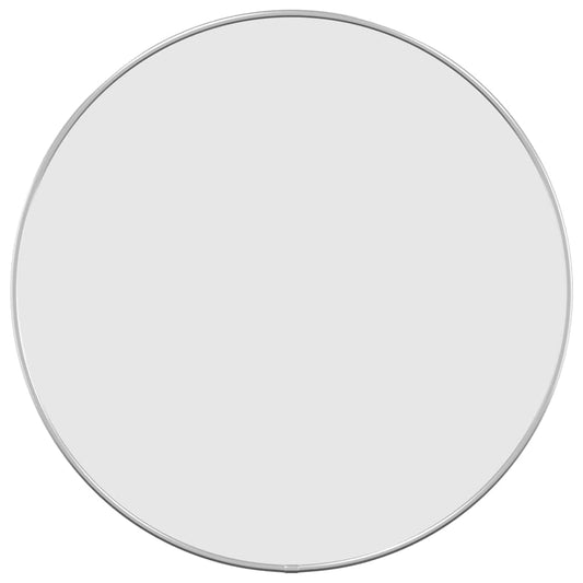 Wall Mirror Silver Ø 50 cm Round Wall Mirror Silver Ø 50 cm Round