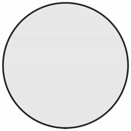 Wall Mirror Black Ø 50 cm Round Wall Mirror Black Ø 50 cm Round