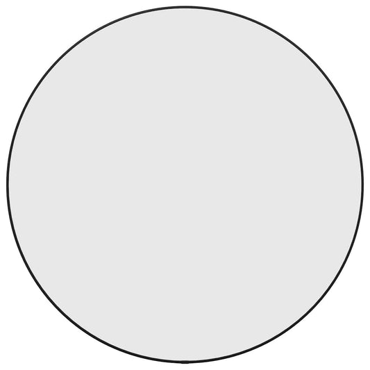 Wall Mirror Black Ø 60 cm Round Wall Mirror Black Ø 60 cm Round