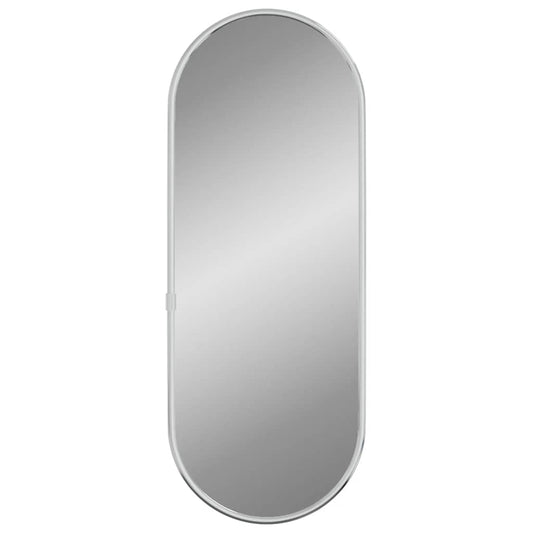 Wall Mirror Silver 40x15 cm Oval Wall Mirror Silver 40x15 cm Oval