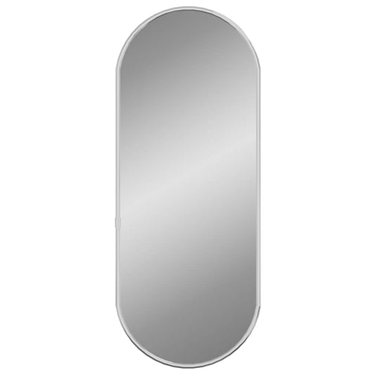 Wall Mirror Silver 50x20 cm Oval Wall Mirror Silver 50x20 cm Oval