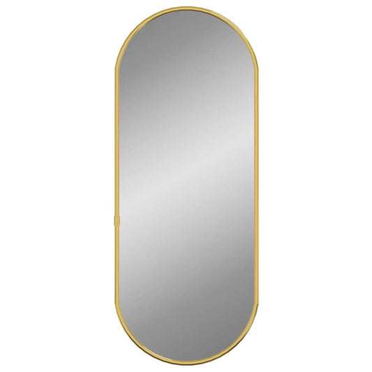 Wall Mirror Gold 50x20 cm Oval Wall Mirror Gold 50x20 cm Oval