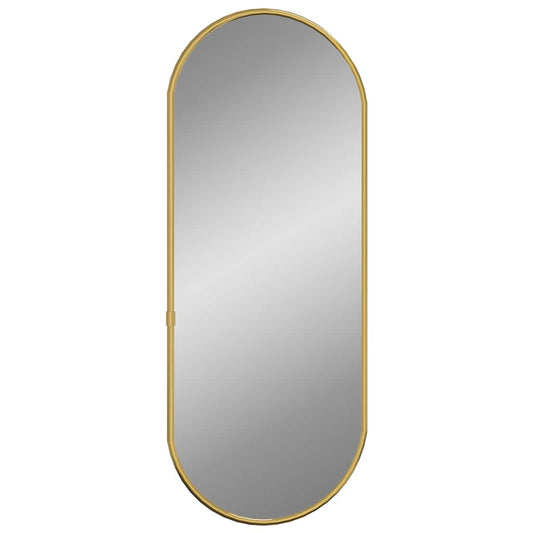 Wall Mirror Gold 60x25 cm Oval Wall Mirror Gold 60x25 cm Oval