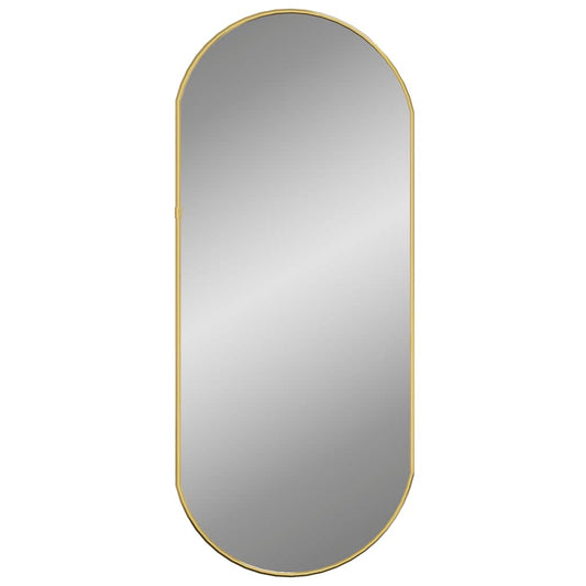 Wall Mirror Gold 70x30 cm Oval Wall Mirror Gold 70x30 cm Oval