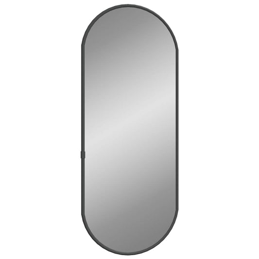 Wall Mirror Black 50x20 cm Oval Wall Mirror Black 50x20 cm Oval